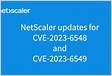 High-severity updates are available for NetScaler ADC and NetScaler
